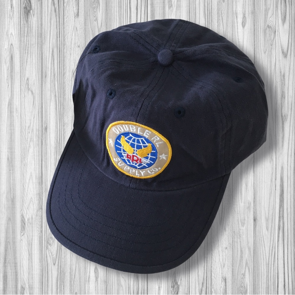 Polo Ralph Lauren Navy Hat with Yellow Patch